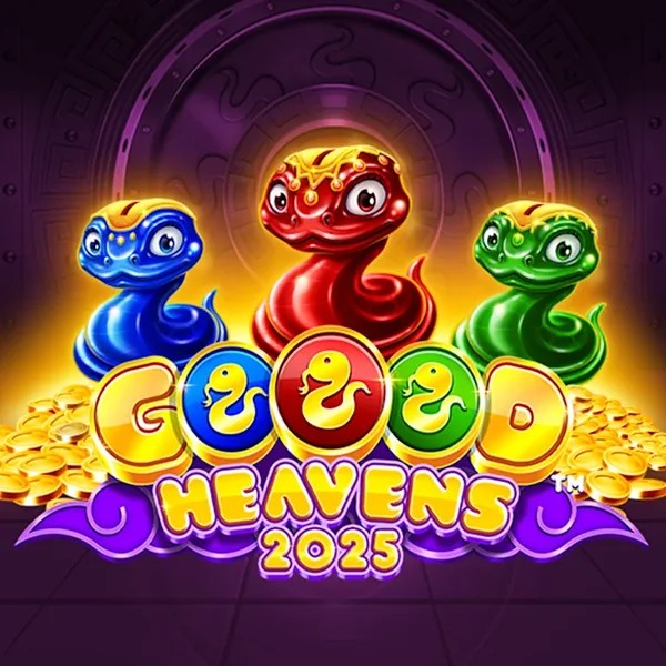 Goood Heavens slot logo by Rarestone Gaming at Casombie CasinoGoood Heavens