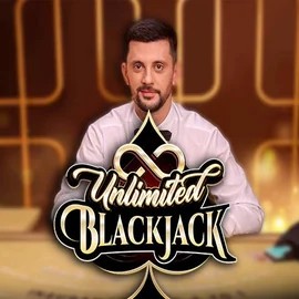 Unlimited Blackjack slot logo by Ezugi at Casombie CasinoUnlimited Blackjack